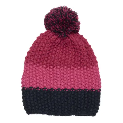 Dievčenská zimná čiapka COLOR KIDS Hat - Colorblock, fuchsia purple