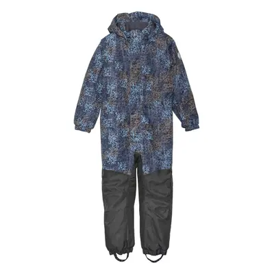 Fiú téli overál COLOR KIDS Coverall - AOP, stone blue