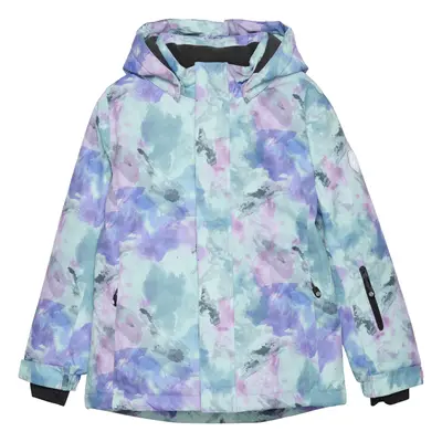 Lány sídzseki COLOR KIDS Ski Jacket - AOP, violet tulle