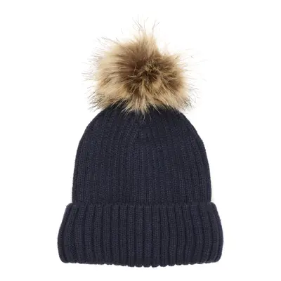 Gyermek téli sapka COLOR KIDS Hat-W.Detachable Fake Fur-741225.7850-total eclipse