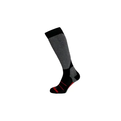 Sí térdzokni (zokni) BLIZZARD Wool Sport ski socks, black red