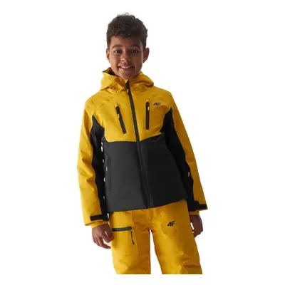 Fiú síkabát 4F JUNIOR TECHNICAL JACKET-JAW23TTJAM300-71S-YELLOW