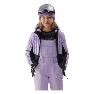 Lány sídzseki 4F JUNIOR TECHNICAL JACKET-JAW23TTJAF292-52S-LIGHT VIOLET