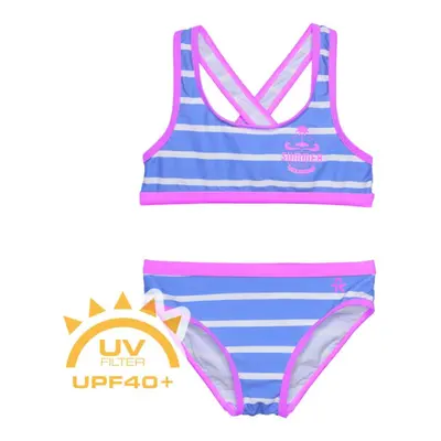 Lányok fürdőruha COLOR KIDS Bikini - AOP, azure blue