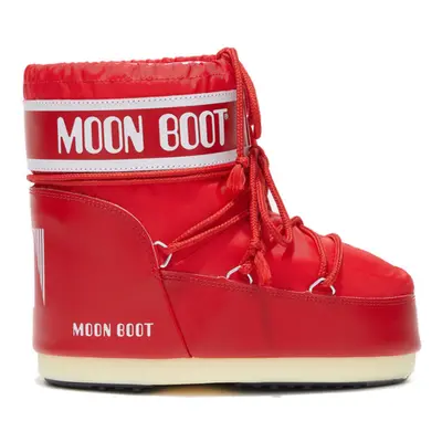 Női téli bokacsizma MOON BOOT Icon Low Nylon red