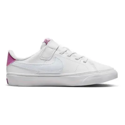 Fiú járócipő NIKE Court Legacy white cosmic fuchsia pearl pink football grey