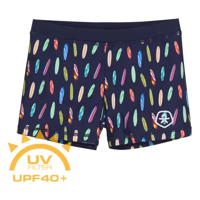 Fiú fürdőruha COLOR KIDS Swim Trunks - AOP, dress blues