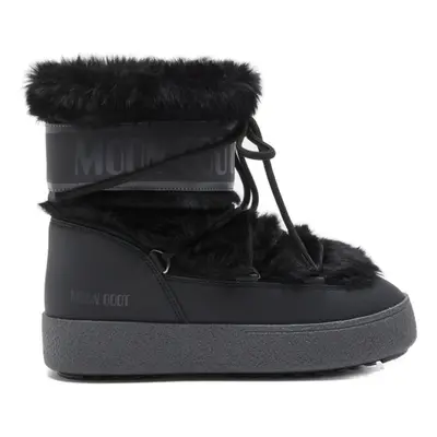 Női téli bokacsizma MOON BOOT L-Track Faux Fur black