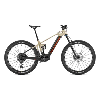 : Elektromos mountain bike MONDRAKER Crafty Carbon R, carbon desert grey orange