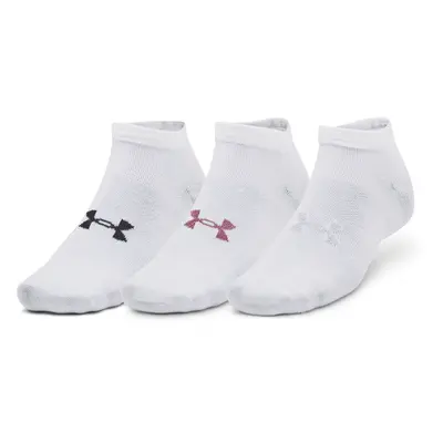 Ponožky UNDER ARMOUR UA Essential Low Cut 3pk-WHT