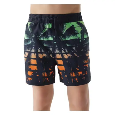 Fiú fürdőruha 4F JUNIOR BOARD SHORTS-4FJWSS24UBDSM067-96S-MULTICOLOUR 6