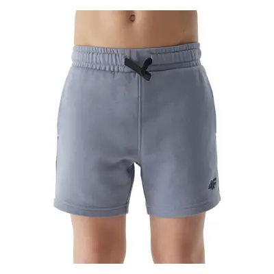 Fiú tréningruha rövidnadrág 4F JUNIOR SHORTS CAS-4FJWSS24TSHOM272-34S-LIGHT BLUE