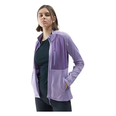 Női túra pulóver cipzárral 4F SWEATSHIRT FNK-4FWSS24TFSWF316-52S-LIGHT VIOLET