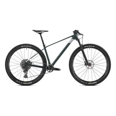 Mountain bike MONDRAKER Podium Carbon, translucent green carbon racing silver