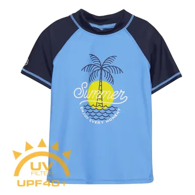 Fiúk úszóing COLOR KIDS T-shirt W. Print, azure blue