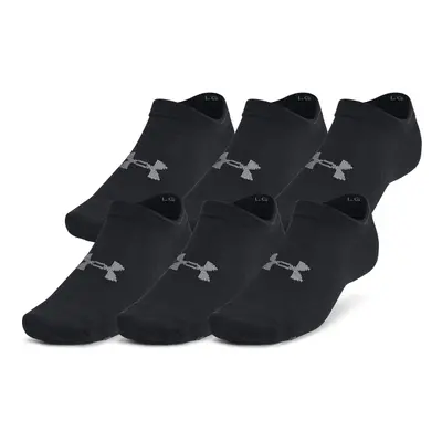 Zokni UNDER ARMOUR UA Essential No Show 6pk-BLK