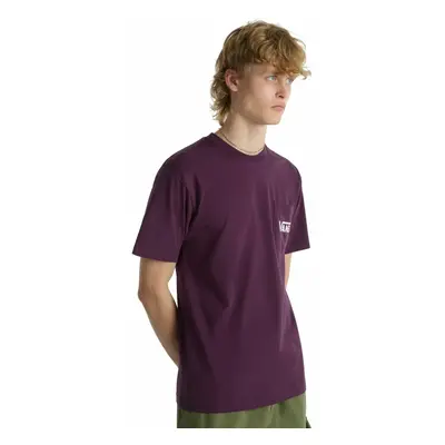 Rövid ujjú férfi póló VANS STYLE 76 BACK SS TEE-Purple