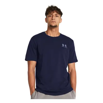 Rövid ujjú férfi póló UNDER ARMOUR UA M SPORTSTYLE LC SS-BLU