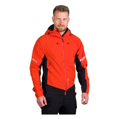 Férfi túra softshell kabát NORTHFINDER RANDAL-170-orangeblack