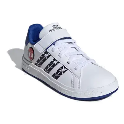 Fiú szabadidő cipő ADIDAS Grand Court Spider-Man EL K white core black royal blue