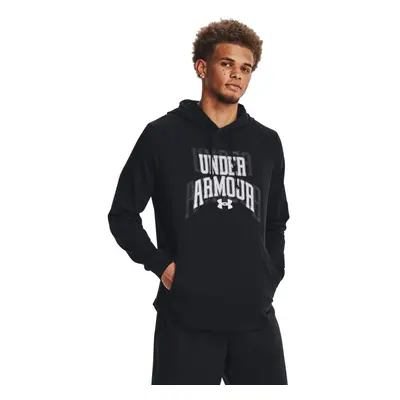 Hőszigetelt kapucnis férfi pulóver UNDER ARMOUR UA Rival Terry Graphic HD-BLK