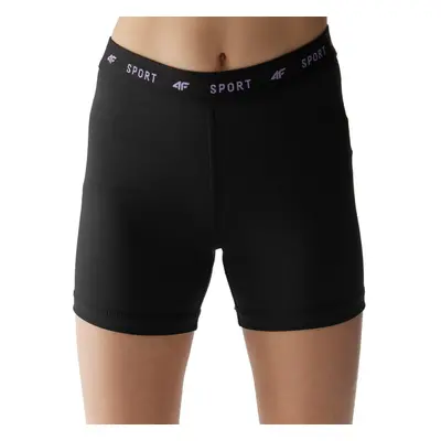 Lány edzés rövidnadrág 4F JUNIOR SHORTS FNK-4FJWSS24TFSHF487-20S-DEEP BLACK