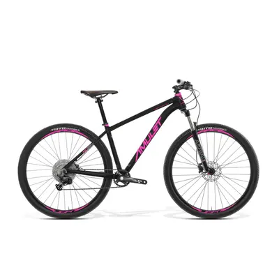 Női mountain bike AMULET 29 Night cat 3.0 SR, black matt pink, 2023