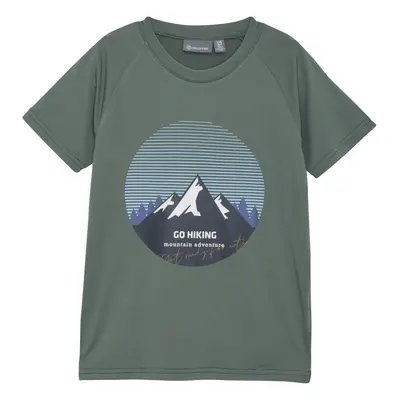 Fiú rövid ujjú póló COLOR KIDS T-shirt W. Print - S S, dark forest