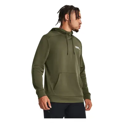 Hőszigetelt férfi edzőpulóver kapucnival UNDER ARMOUR UA Armour Fleece Graphic HD-1379745-390 GR