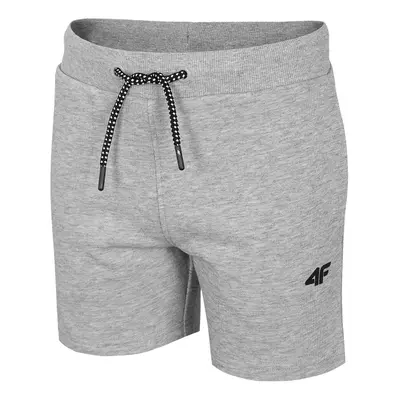 Fiú tréningruha rövidnadrág 4F JUNIOR BOYS-pants-HJL21-JSKMD001-27M-Grey