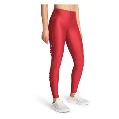 Női leggings UNDER ARMOUR Armour Branded Legging-RED 814