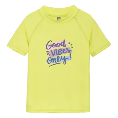 Lány úszó póló COLOR KIDS T-shirt W. Print, limelight