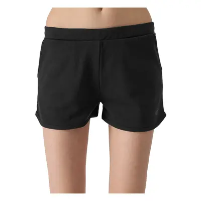 Lány tréningruha rövidnadrág 4F JUNIOR SHORTS CAS-4FJWSS24TSHOF280-20S-DEEP BLACK