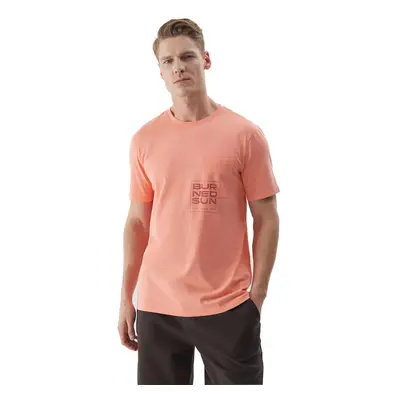 Rövid ujjú férfi póló 4F TSHIRT-4FWSS24TTSHM1284-64S-SALMON CORAL