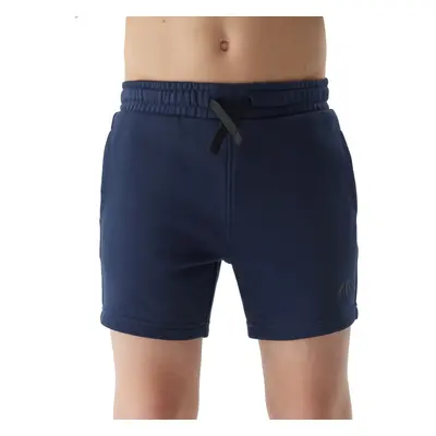 Fiú tréningruha rövidnadrág 4F JUNIOR SHORTS CAS-4FJWSS24TSHOM272-31S-NAVY