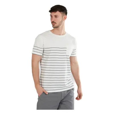 Rövid ujjú férfi póló FUNDANGO Jaggy Pocket T-shirt-180-fog