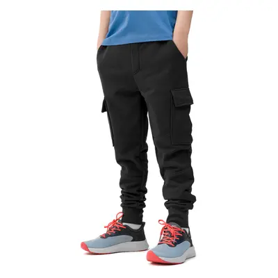 Fiú melegítőnadrág 4F JUNIOR TROUSERS-4FJWSS24TTROM590-22S-ANTHRACITE