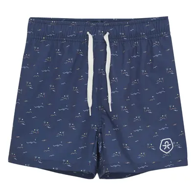 Fiú fürdőruha COLOR KIDS Swim Shorts, AOP, dress blues