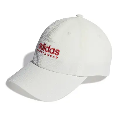 Kalap sapka ADIDAS DAD CAP SEERSUC OWHITE BRIRED