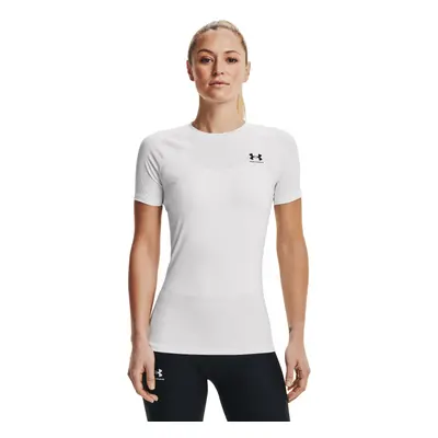 Rövid ujjú női edzőing UNDER ARMOUR UA HG Authentics Comp SS-WHT