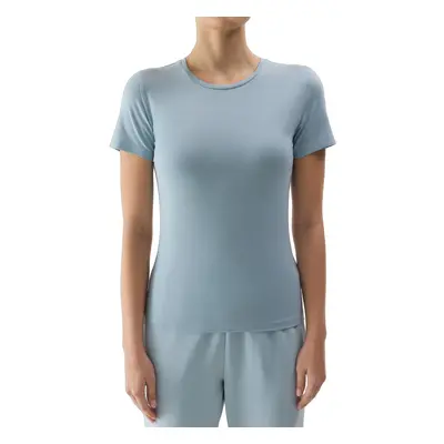 Rövid ujjú női póló 4F TSHIRT-4FWSS24TTSHF1267-34S-LIGHT BLUE