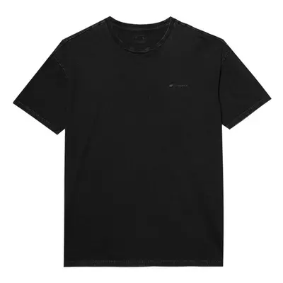 Rövid ujjú férfi póló 4F TSHIRT-4FWSS24TTSHM1316-20S-DEEP BLACK