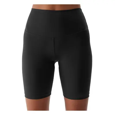 Női edzőnadrág 4F SHORTS FNK-4FWSS24TFSHF385-20S-DEEP BLACK