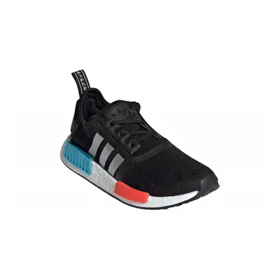 Junior szabadidős lábbelik ADIDAS ORIGINALS NMD_R1 core JR black silver metallic solar red