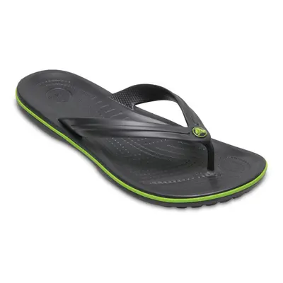 Flip papucs (strandcipő) CROCS Crocband Flip graphite volt green