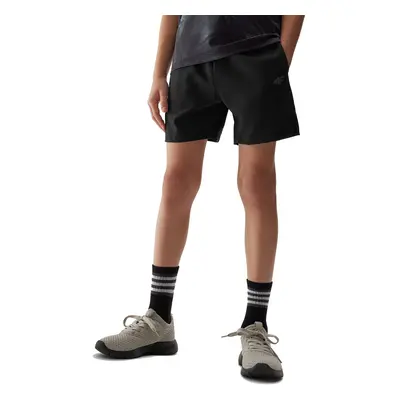 Fiú edzés rövidnadrág 4F JUNIOR SHORTS FNK-4FJWSS24TFSHM483-20S-DEEP BLACK