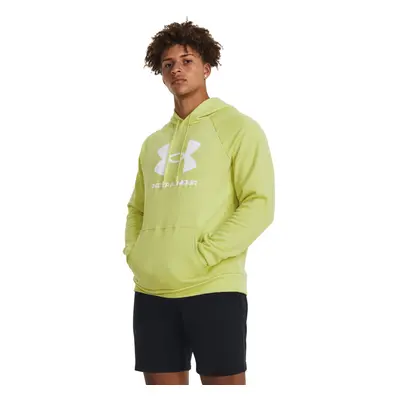 Hőszigetelt kapucnis férfi pulóver UNDER ARMOUR UA Rival Fleece Logo HD-YLW