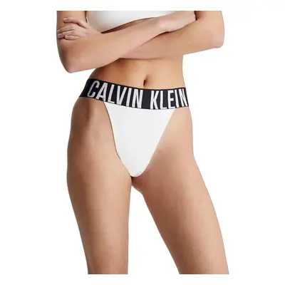 Női bugyi CALVIN KLEIN HIGH LEG THONG-WHITE