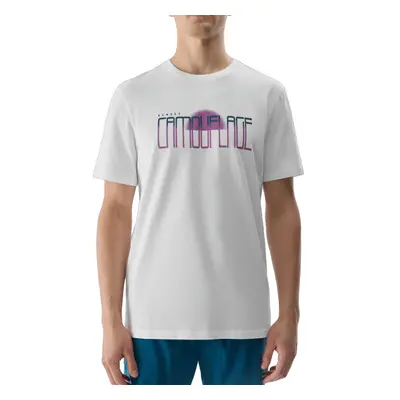 Rövid ujjú férfi póló 4F TSHIRT-4FWSS24TTSHM1288-10S-WHITE