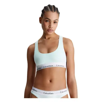 Női melltartó CALVIN KLEIN UNLINED BRALETTE-ISLAND REEF